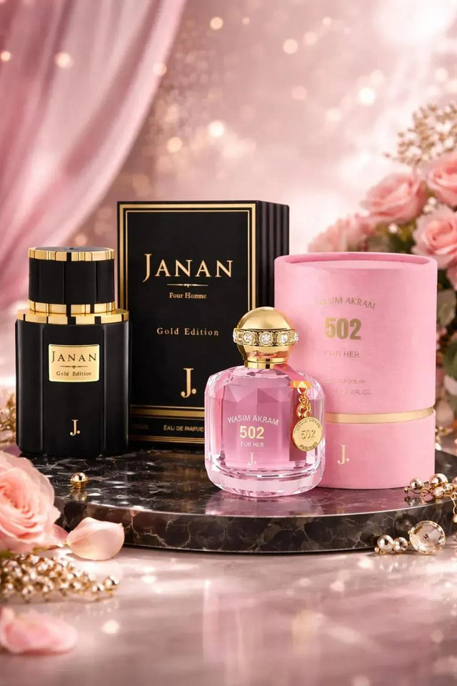 Janan Gold & Wasim Akram 502 Perfume Buy 1 Get 1 Free - 100 ML