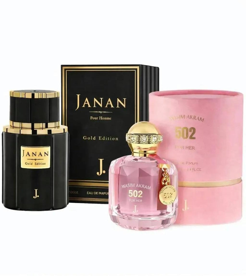Janan Gold & Wasim Akram 502 Perfume Buy 1 Get 1 Free - 100 ML
